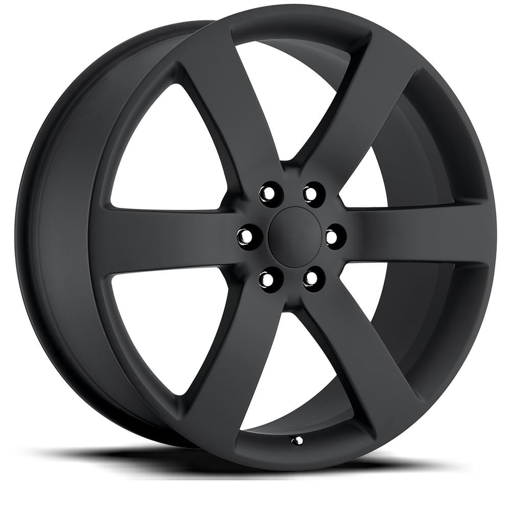 Factory Reproductions Wheels Trailblazer SS GM 1500 FR 32 Satin Black 22x9 22mm Offset 6x139.7 (6x5.5)
