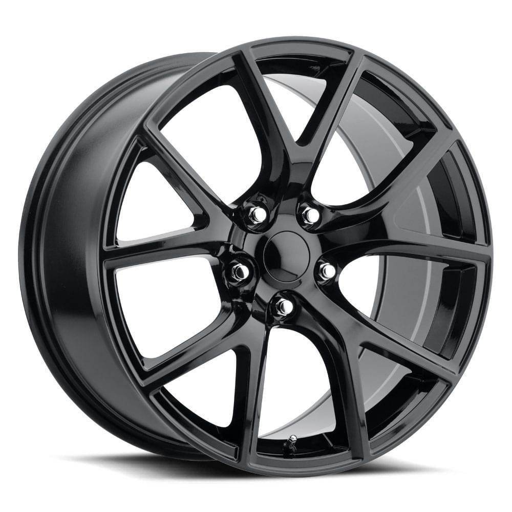 Factory Reproductions Wheels Jeep Trackhawk FR 75 Gloss Black 20x9 35mm Offset 5x127 (5x5)