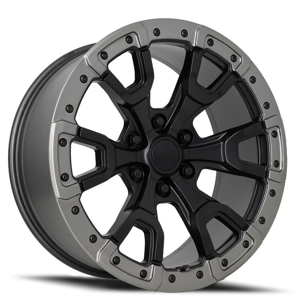 Factory Reproductions Wheels Ford Raptor FR 99 Satin Bronze Satin Black Ring 20x9 20mm Offset 6x135