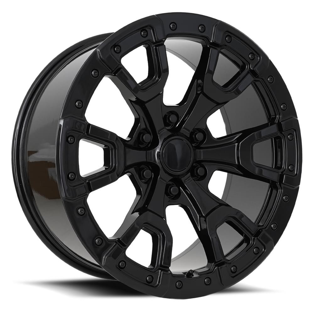 Factory Reproductions Wheels Ford Bronco Raptor FR 99 Gloss Black 20x9 20mm Offset 6x139.7 (6x5.5)