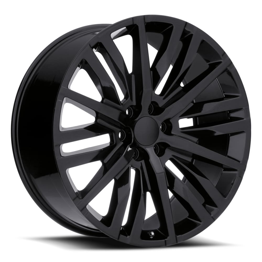 Factory Reproductions Wheels GM Split-6 Spoke FR 97 Gloss Black 24x10 31mm Offset 6x139.7 (6x5.5)