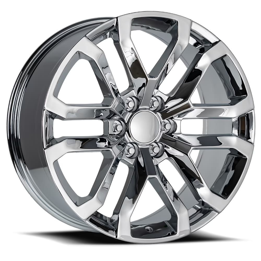 Factory Reproductions Wheels Denali FR 95 Chrome 20x9 28mm Offset 6x139.7 (6x5.5)