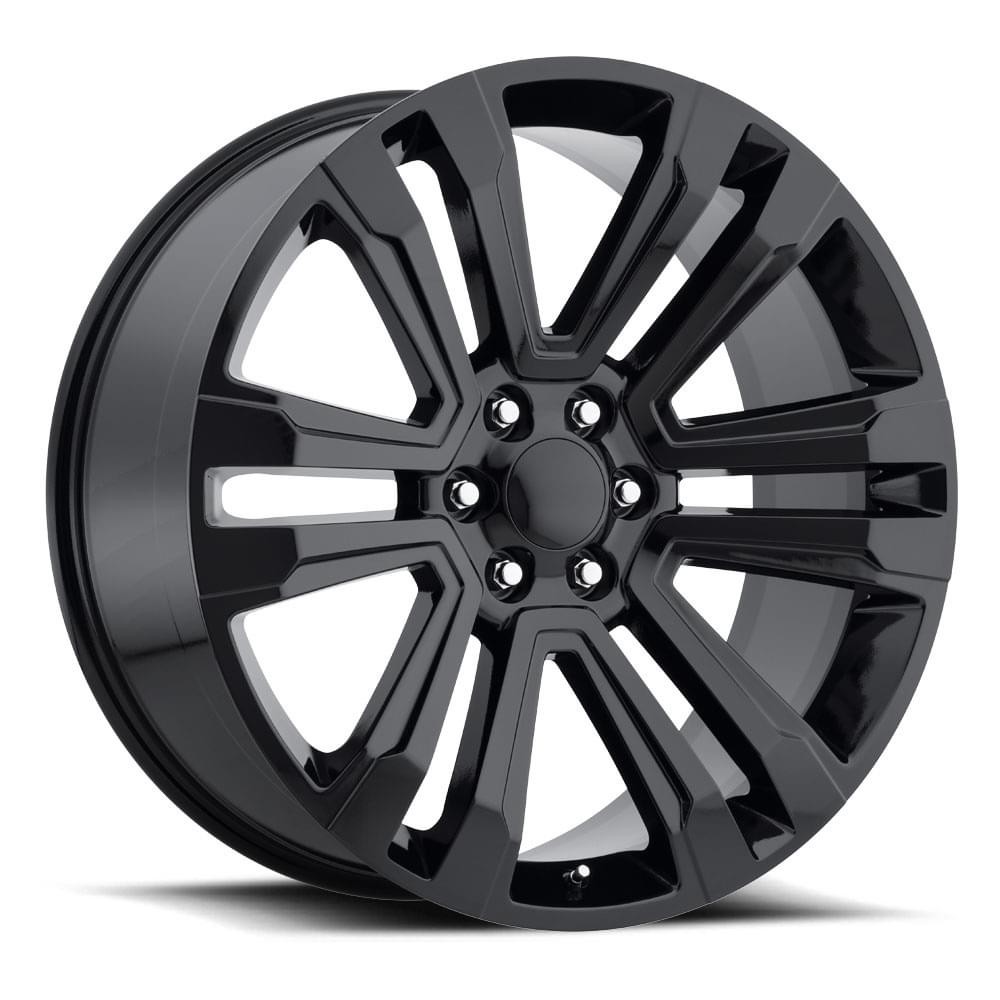 Factory Reproductions Wheels Escalade FR 72 Gloss Black 24x10 30mm Offset 6x139.7 (6x5.5)