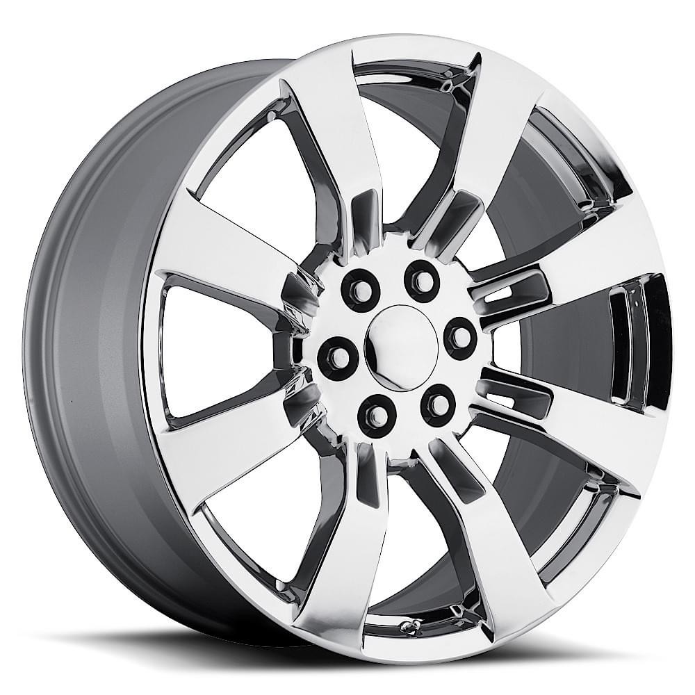 Factory Reproductions Wheels Cadillac Denali Escalade FR 40 Chrome 20x8 31mm Offset 6x139.7 (6x5.5)