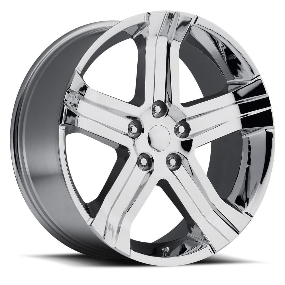 Factory Reproductions Wheels Ram Truck RT FR 69 Chrome 24x10 25mm Offset 5x139.7 (5x5.5)