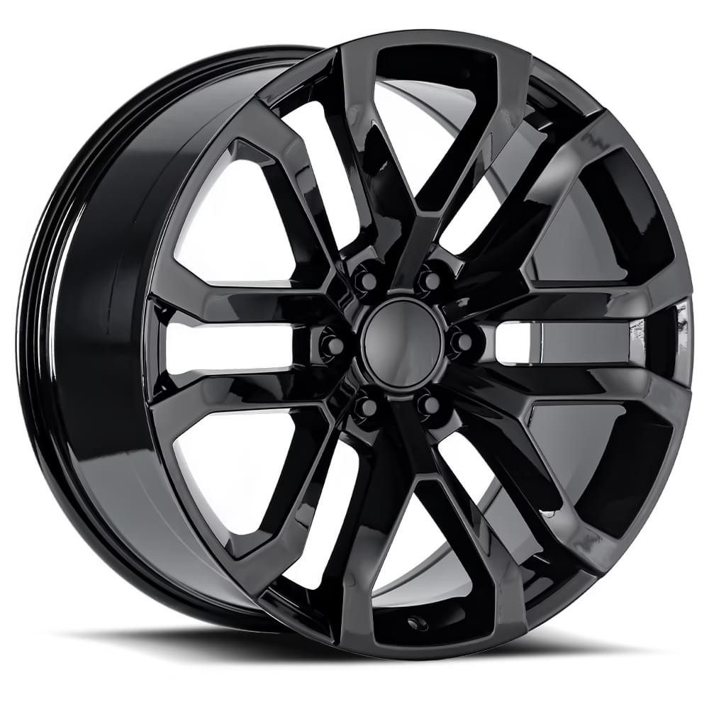 Factory Reproductions Wheels Denali FR 95 Gloss Black 20x9 28mm Offset 6x139.7 (6x5.5)