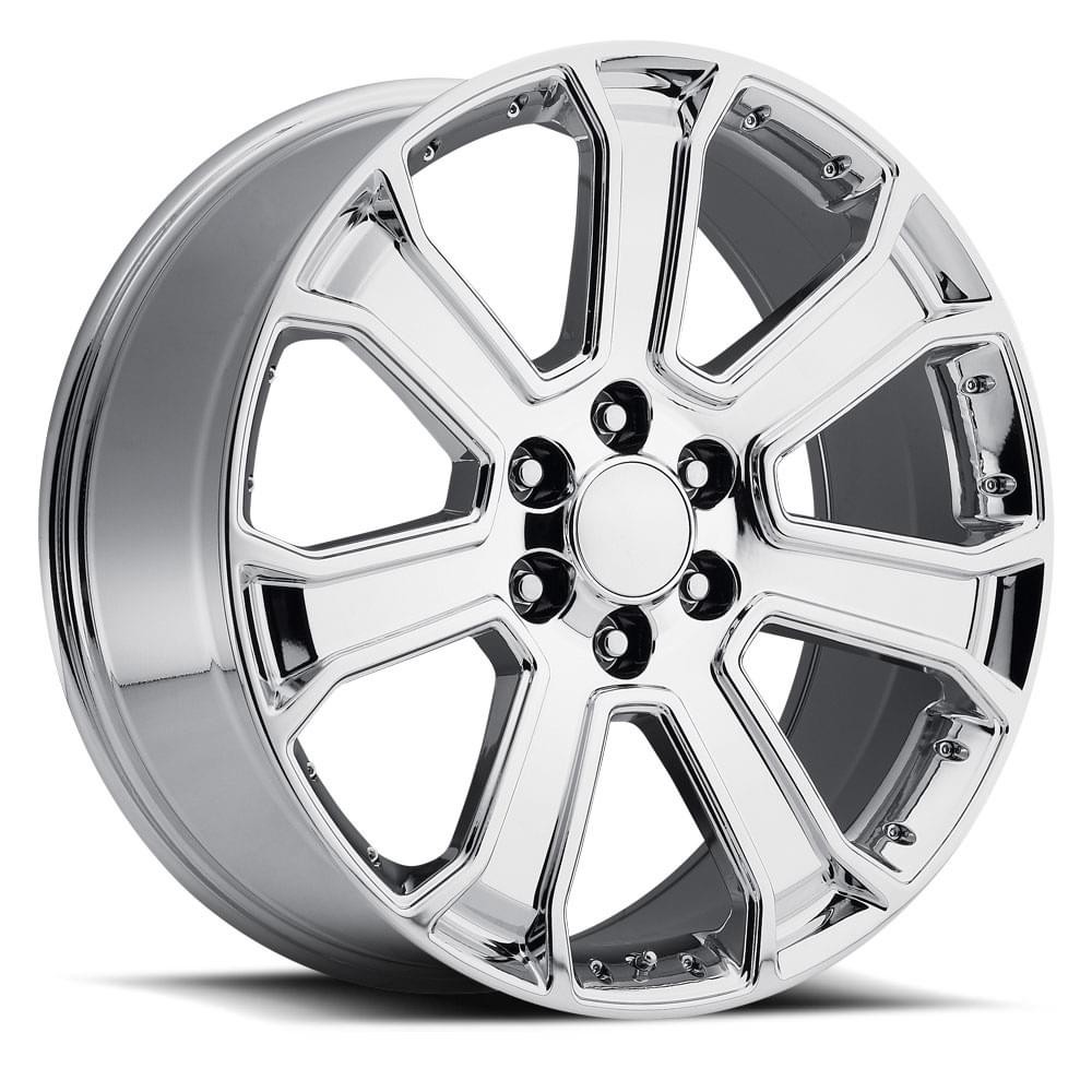 Factory Reproductions Wheels GMC Yukon Denali FR 49 Chrome 22x9 31mm Offset 6x139.7 (6x5.5)