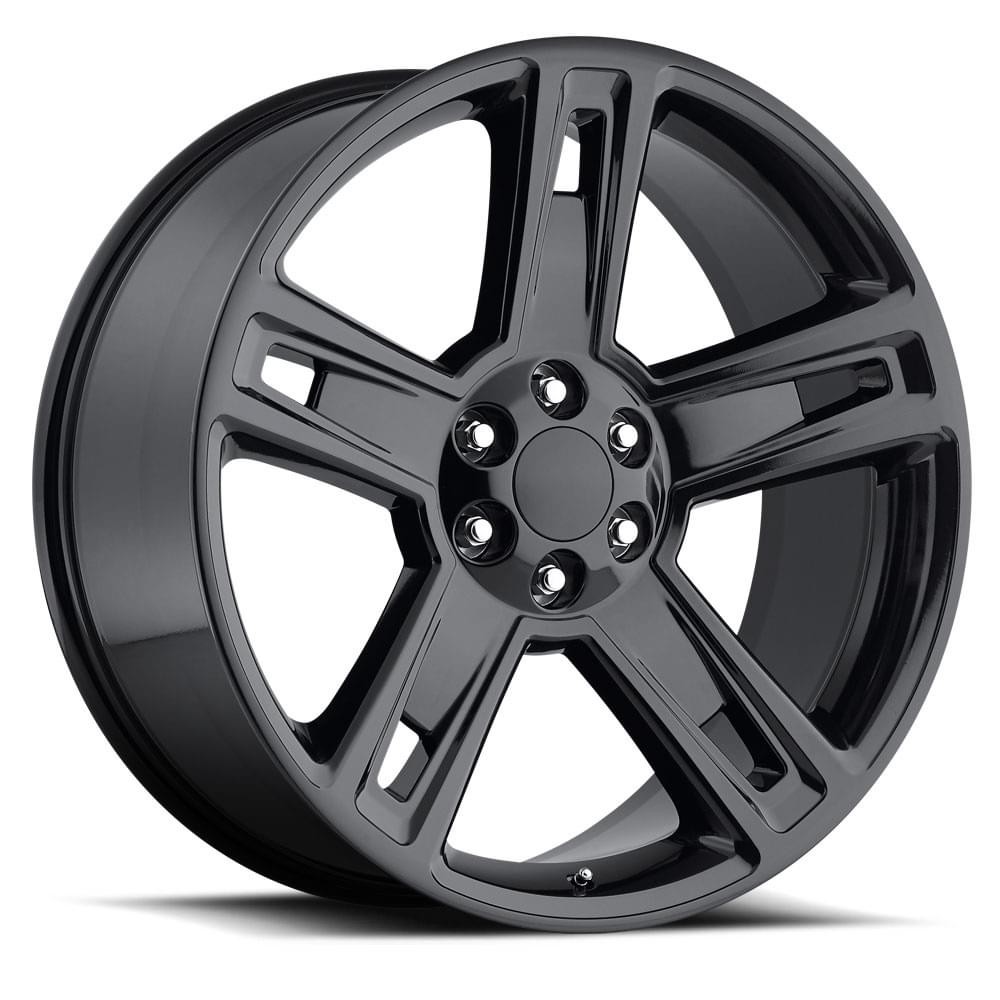 Factory Reproductions Wheels Chevrolet Silverado FR 34 Gloss Black 22x9 24mm Offset 6x139.7 (6x5.5)