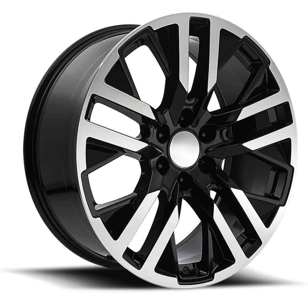 Factory Reproductions Wheels GMC CarbonPro FR 96 Gloss Black Machine Face 22x9 28mm Offset 6x139.7 (6x5.5)