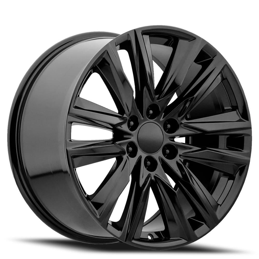 Factory Reproductions Wheels Escalade Sport FR 90 Gloss Black 22x9 28mm Offset 6x139.7 (6x5.5)