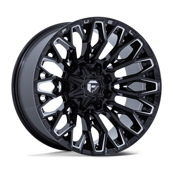 Fuel Offroad Wheels Strike FC865 Gloss Black Milled 20x9 1mm Offset 5x127 (5x5),5x135