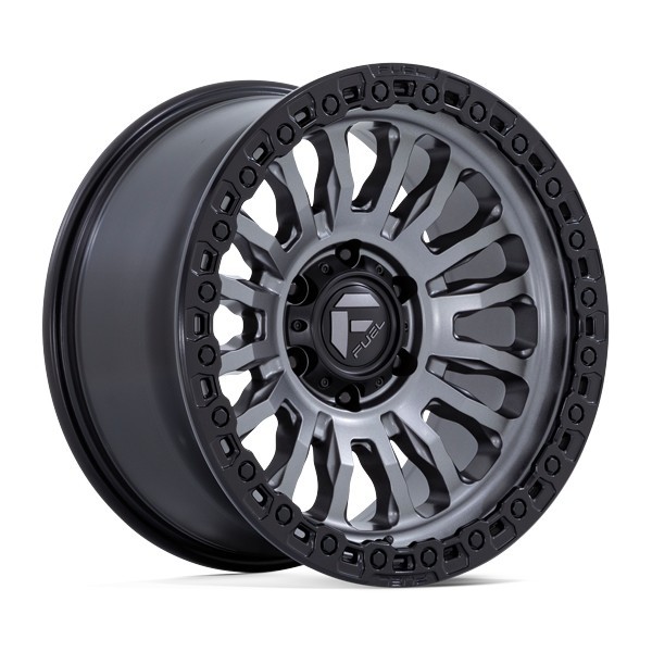 Fuel Offroad Wheels Rincon FC857 Matte Gunmetal With Black Lip 17x9 20mm Offset 8x180
