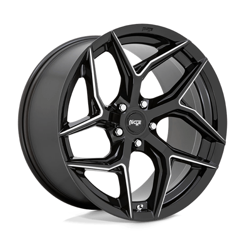 Niche Wheels Torsion M266 Gloss Black Milled 20x10.5 40mm Offset 5x114.3 (5x4.5)
