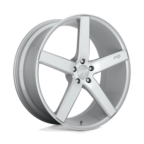 Niche Wheels Milan M135 Gloss Silver Machined 20x8.5 35mm Offset 5x114.3 (5x4.5)