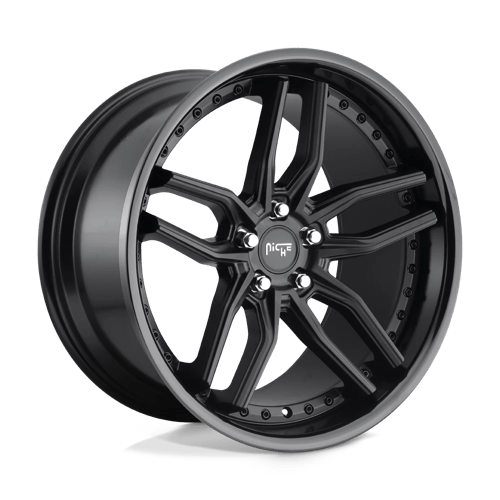 Niche Wheels Methos M194 Gloss Black Matte Black 20x10 40mm Offset 5x114.3 (5x4.5)
