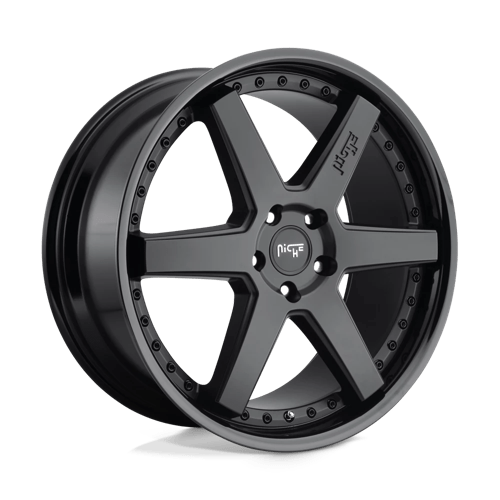Niche Wheels Altair M192 Gloss Black Matte Black 18x9.5 35mm Offset 5x114.3 (5x4.5)