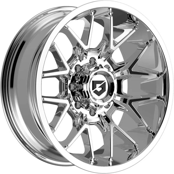 Gear Offroad Wheels Primacy 768C Chrome 20x10 -19mm Offset 8x170
