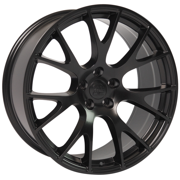 OE Wheels Dodge RAM Hellcat DG69 Satin Black 22x10 25mm Offset 5x139.7 (5x5.5)