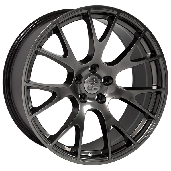 OE Wheels Dodge RAM Hellcat DG69 Hyper Black 22x10 25mm Offset 5x139.7 (5x5.5)