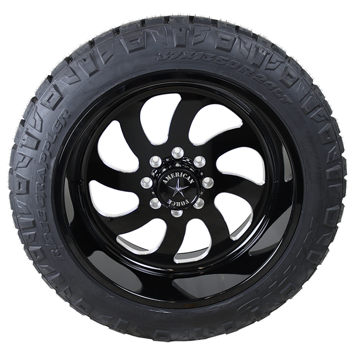 American Force 76 Blade Black Milled Nitto Ridge Grappler