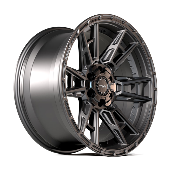 4Play Wheels 4PS20 Matte Black 17x9 -6mm Offset 6x135,6x139.7 (6x5.5)