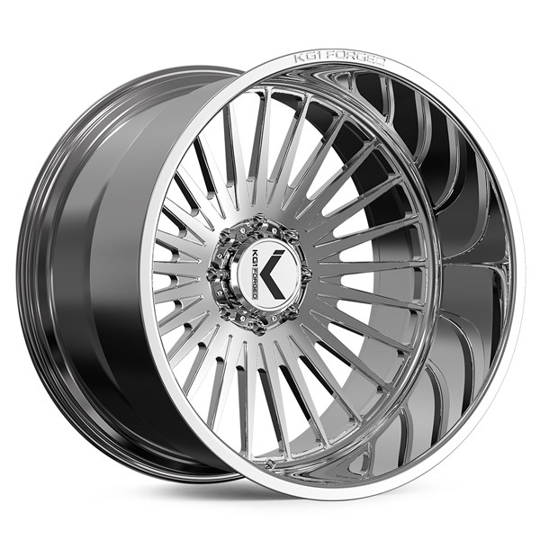 KG1 Forged Wheels Czar KC060 Polished 24x12 -44mm Offset 8x165.1 (8x6.5)