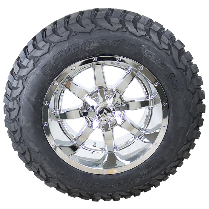 Fuel D536 Maverick Chrome BFGoodrich KM3 M/T