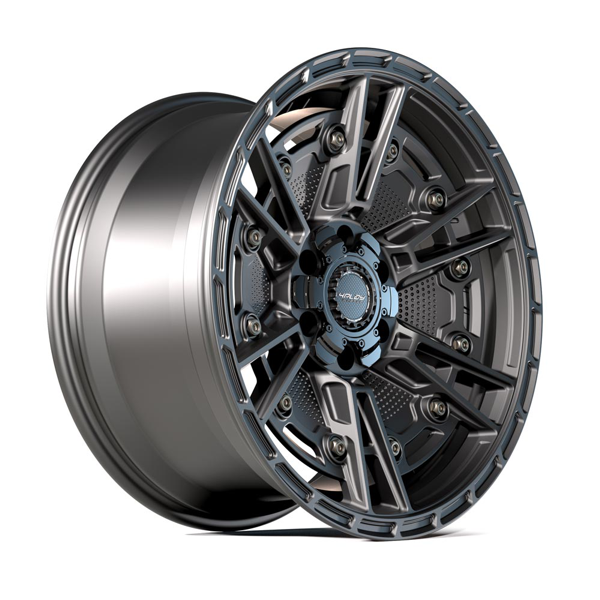 4Play Wheels 4PS01 Matte Black 17x9 -6mm Offset 5x127 (5x5),5x139.7 (5x5.5)
