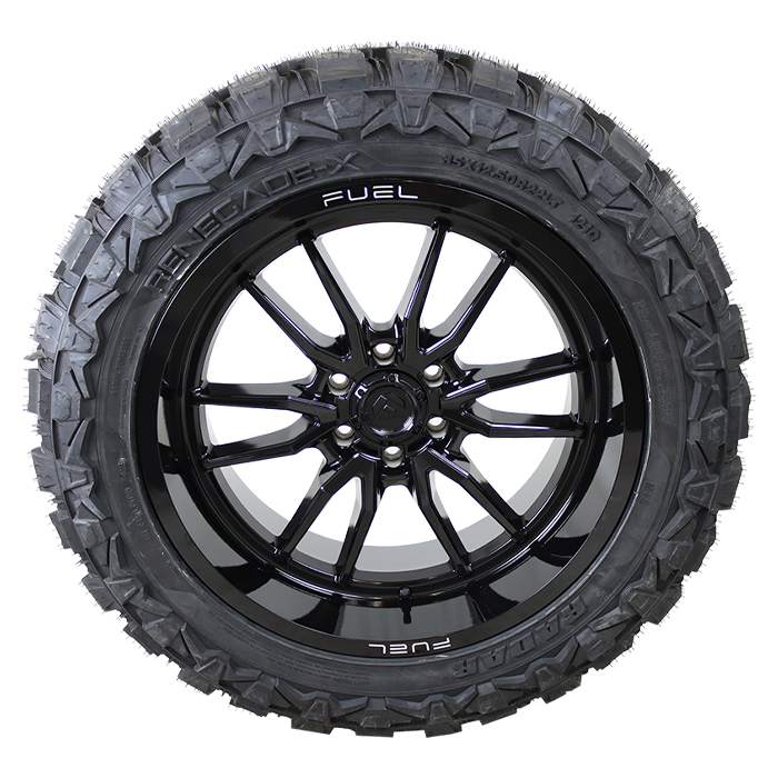 Fuel D760 Clash Gloss Black Radar Renegade XMT