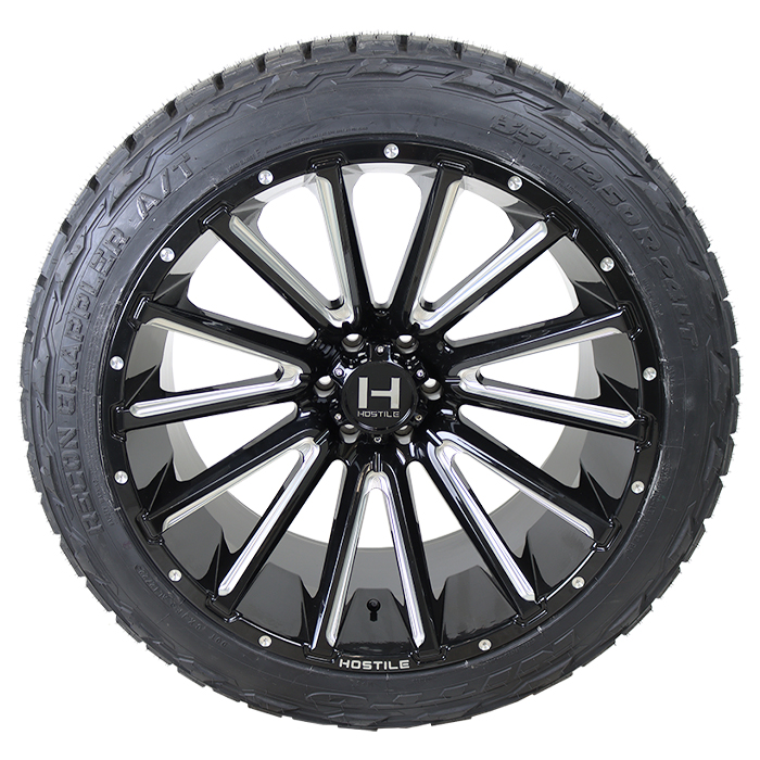 Hostile H123 Typhoon Blade Cut Nitto Recon Grappler A/T