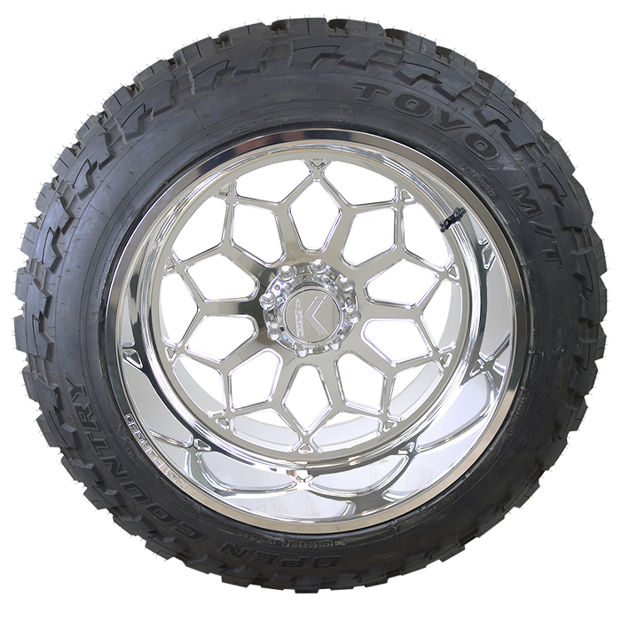 KG1 Forged Spreader Polished Toyo Open Country M/T