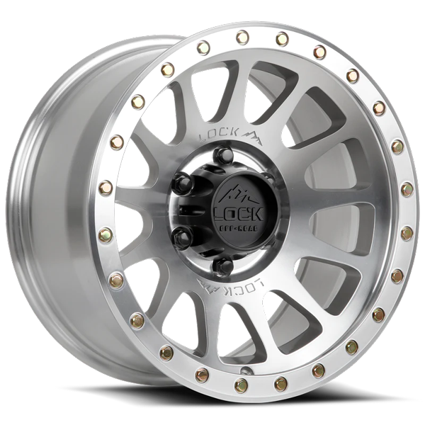 Lock Offroad Wheels Yosemite Machined 20x9 18mm Offset 6x139.7 (6x5.5)
