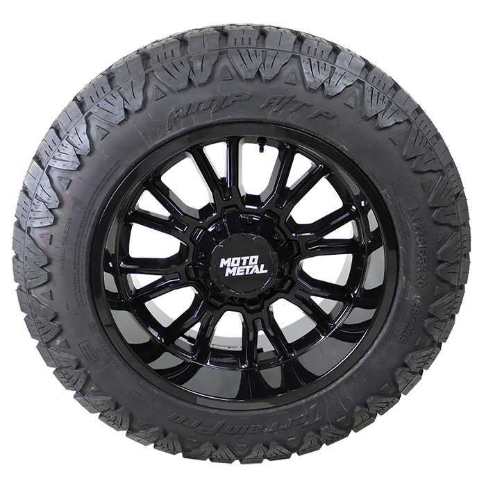 Moto Metal MO810 Legacy Gloss Black AMP Terrain Pro A/T