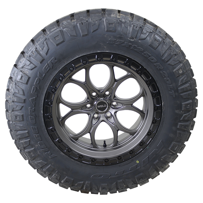 WELD Offroad W107 Ledge Satin Gunmetal Nitto Ridge Grappler