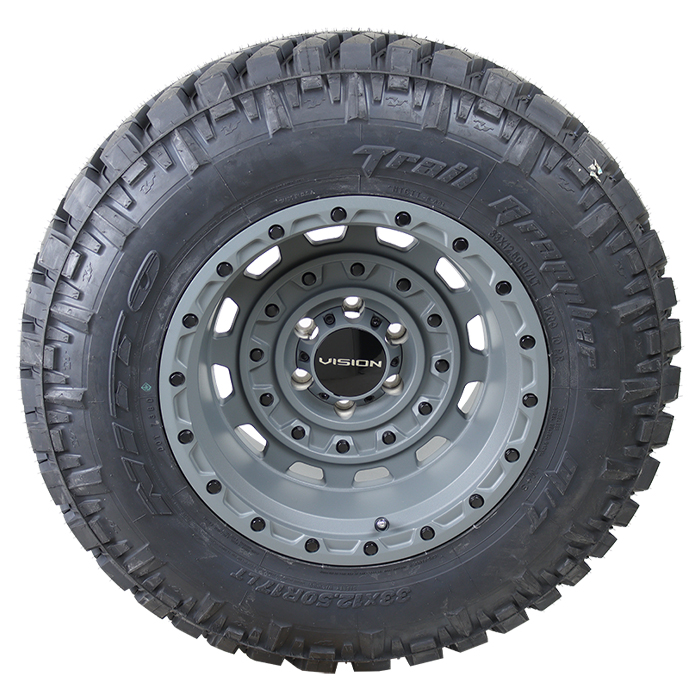 Vision 403 Tactical Thrashed Gun Metal Nitto Trail Grappler