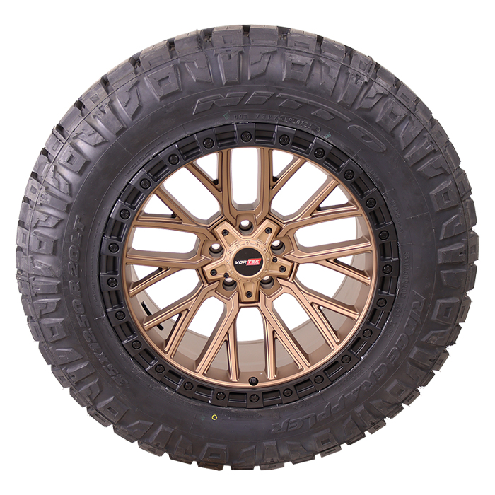 Vortek Offroad VRT-608 Matte Bronze Black Ring Nitto Ridge Grappler