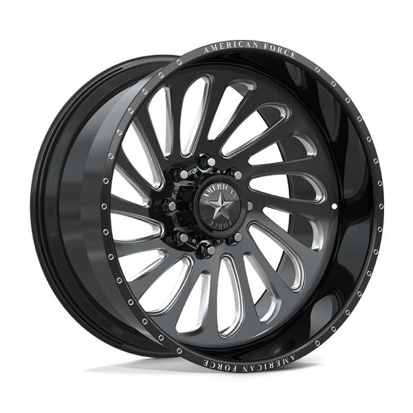 American Force Forged Wheels Supreme CC CKH45 Gloss Black Milled 24x12 -60mm Offset 5x135