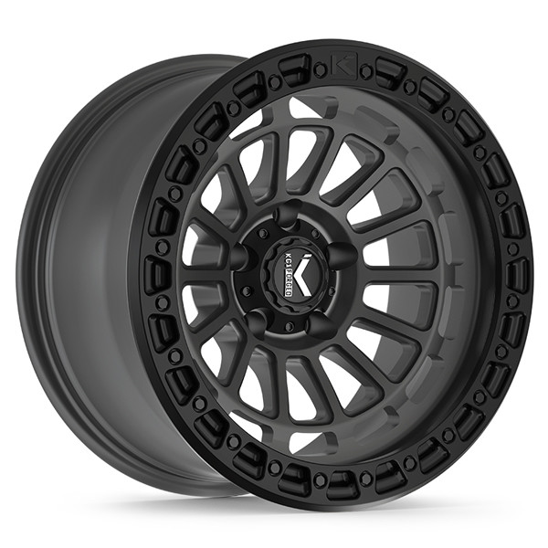 KG1 Forged Wheels Lifter KO620F Matte Anthracite Black Ring 20x9.5 -12mm Offset 6x139.7 (6x5.5)