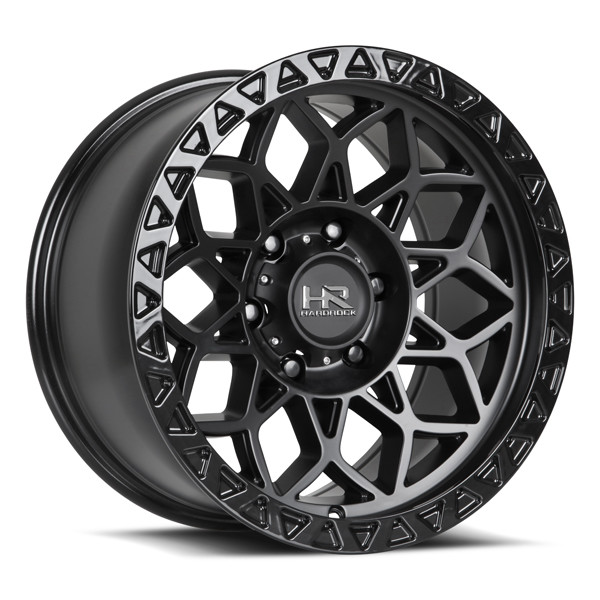 Hardrock Offroad Wheels H108 Matte Black 17x9 -12mm Offset 6x135