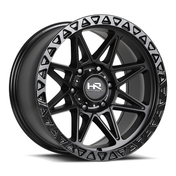 Hardrock Offroad Wheels H109 Matte Black 17x9 -12mm Offset 6x135