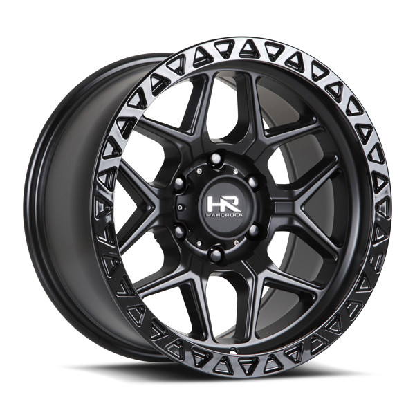Hardrock Offroad Wheels H107 Matte Black 17x9 1mm Offset 6x135