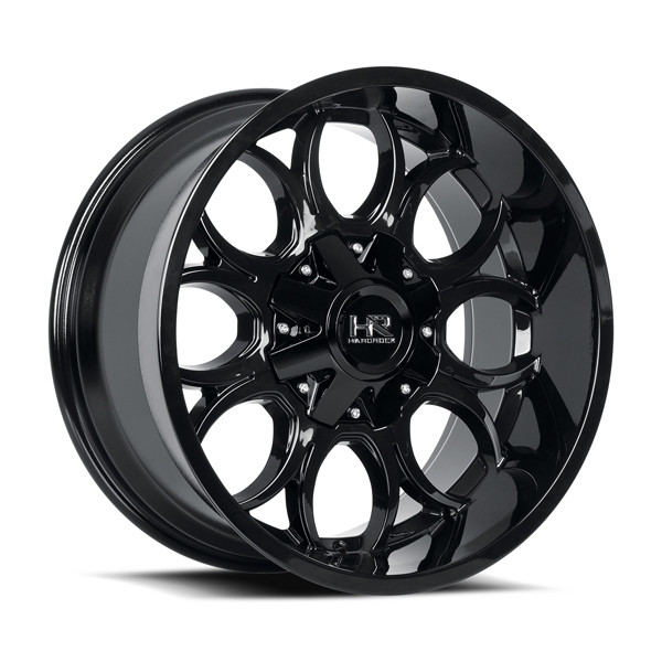 Hardrock Offroad Wheels Horseshoe H713 Gloss Black 20x12 -51mm Offset 6x135,6x139.7 (6x5.5)
