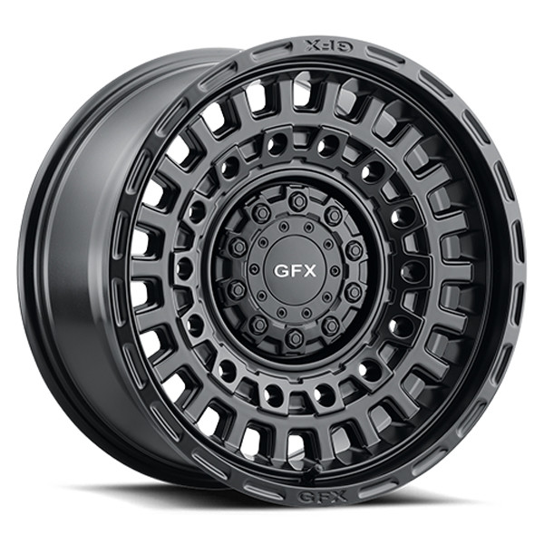 G-FX Wheels TR29 Matte Black 17x9 0mm Offset 6x135,6x139.7 (6x5.5)