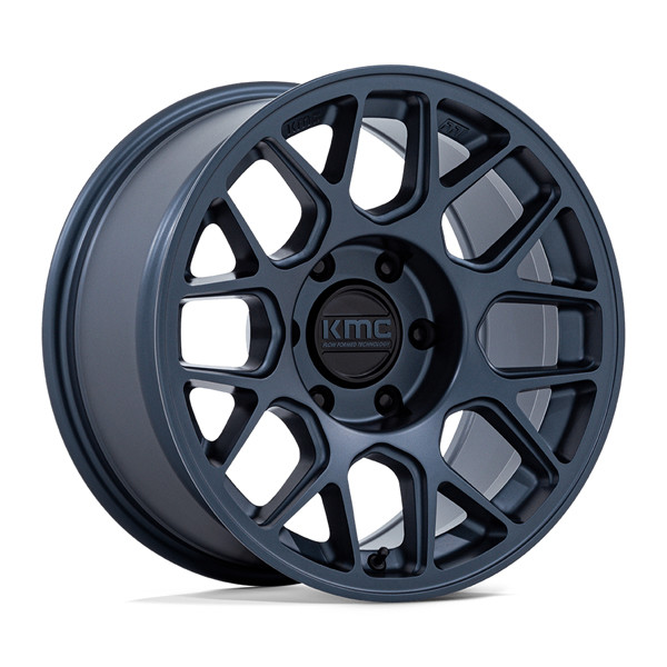 KMC Wheels Hatchet KM730 Metallic Blue 17x8.5 25mm Offset 5x127 (5x5)