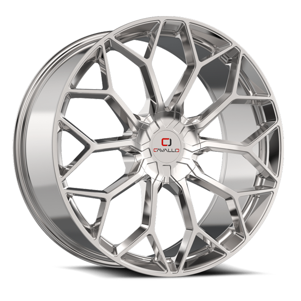 Cavallo Wheels CLV-44 Chrome 24x9 25mm Offset 6x135,6x139.7 (6x5.5)