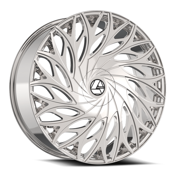 Azara Wheels AZA-525 Chrome 26x9.5 15mm Offset 5x120,5x127 (5x5)