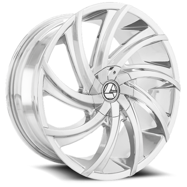 Azara Wheels AZA-503 Chrome 22x8.5 38mm Offset 5x114.3 (5x4.5),5x120