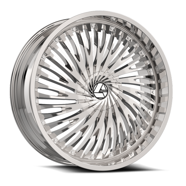 Azara Wheels AZA-526 Chrome 30x9.5 22mm Offset 6x135,6x139.7 (6x5.5)