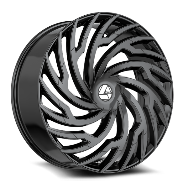Azara Wheels AZA-536 Gloss Black 22x9.5 22mm Offset 6x135,6x139.7 (6x5.5)