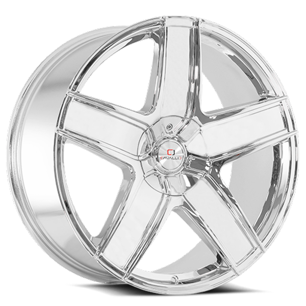 Cavallo Wheels CLV-31 Chrome 22x8.5 38mm Offset 5x114.3 (5x4.5),5x120